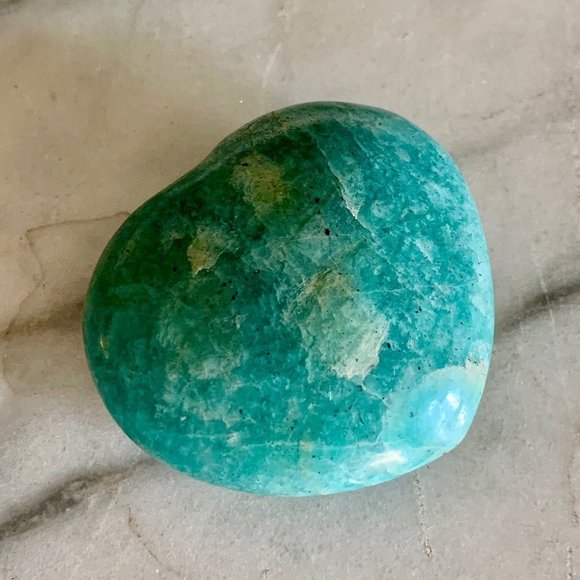 Amazonite Heart Duo - Picture 7 of 8